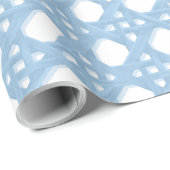 LARGE SALLY CANING IN A1C8E5 AND WHITE ラッピングペーパー (ロールコーナー)