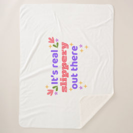 Large Sherpa Blanket Best Chirps Hockey シェルパブランケット