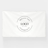 Large Simple Logo Company Branding Professional 横断幕 (横)