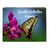 Large Size Beautiful Butterflies Calendar カレンダー (カバー)