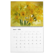 Large Size Beautiful Flowers Calendar カレンダー (3月 2026)