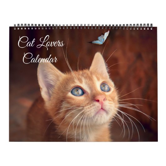 Large Size Cat Lovers Calendar カレンダー (カバー)