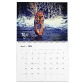 Large Size Exotic Animals Calendar カレンダー (3月 2026)