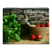 Large Size Herbs & Spices Calendar カレンダー (カバー)