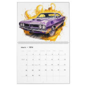 Large Size Hot Rods Calendar カレンダー (3月 2026)
