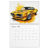 Large Size Hot Rods Calendar カレンダー (2月 2026)