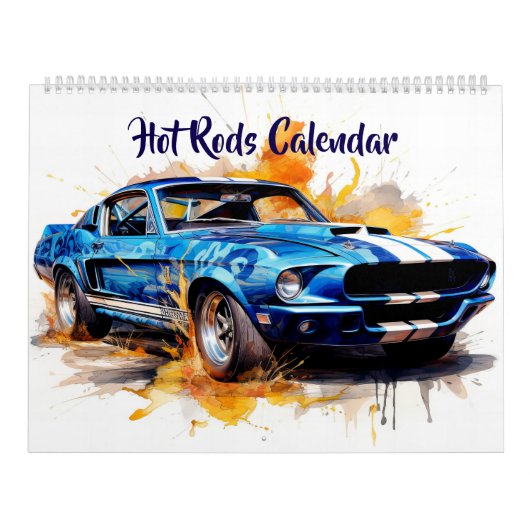 Large Size Hot Rods Calendar カレンダー (カバー)