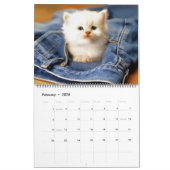 Large Size Kittens Calendar カレンダー (2月 2026)