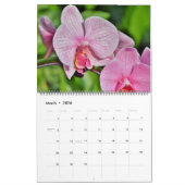 Large Size Orchids Calendar カレンダー (3月 2026)