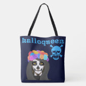 Large size tote bag  with Halloween print トートバッグ (裏面)