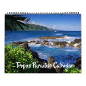 Large Size Tropics Paradise Calendar カレンダー (カバー)