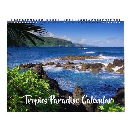 Large Size Tropics Paradise Calendar カレンダー (カバー)