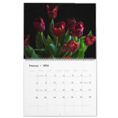 Large Size Tulips Calendar カレンダー (2月 2026)