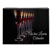 Large Size Wine Lovers Calendar カレンダー (カバー)
