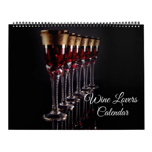 Large Size Wine Lovers Calendar カレンダー (カバー)