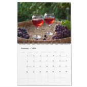 Large Size Wine Lovers Calendar カレンダー (2月 2026)