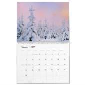 Large Size Winter Paradise Calendar カレンダー (2月 2027)