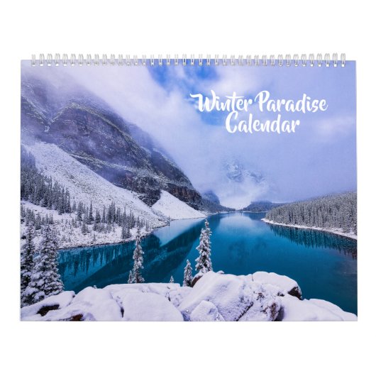 Large Size Winter Paradise Calendar カレンダー (カバー)