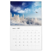 Large Size Winter Paradise Calendar カレンダー (3月 2027)