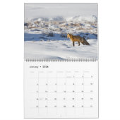 Large Size Yellowstone Park Calendar カレンダー (1月 2026)