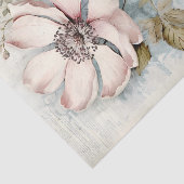 Large Slightly Abstract Pale Pink Long Stem Peony 薄葉紙 (詳細)