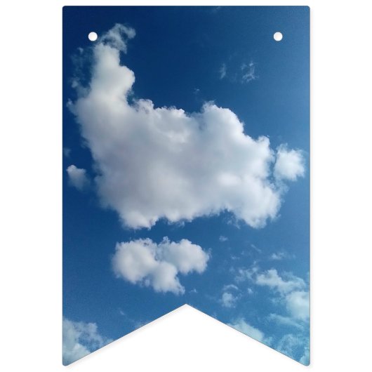 large soft cloud バンティングフラッグ (第1の旗)