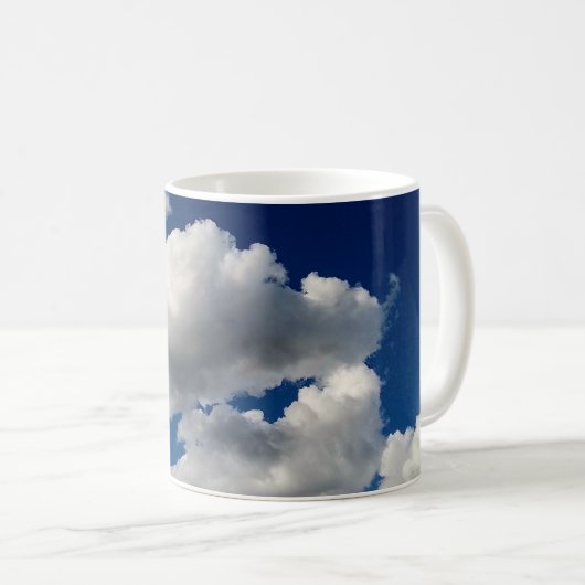 Large soft clouds コーヒーマグカップ (正面右)