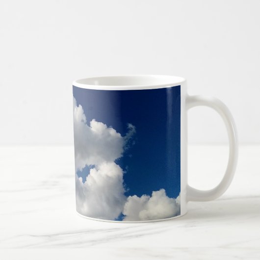Large soft clouds コーヒーマグカップ (右)