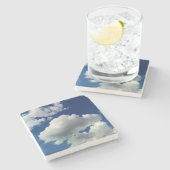 Large soft clouds ストーンコースター (横)