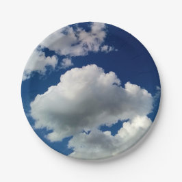 Large soft clouds ペーパープレート