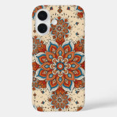 large, symmetrical mandala design Case-Mate iPhoneケース (裏面)
