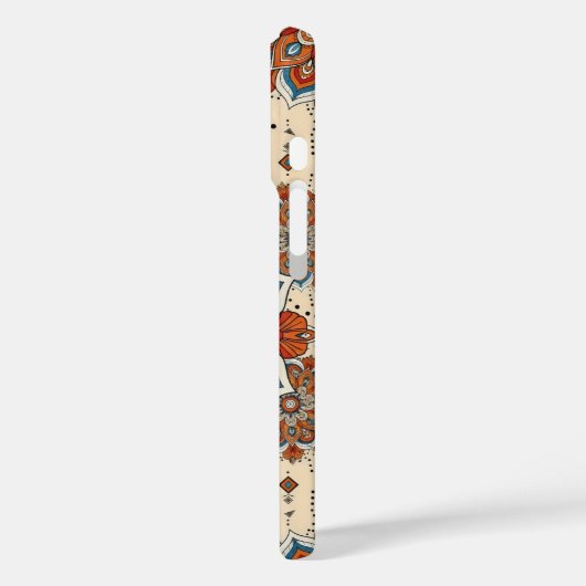 large, symmetrical mandala design Case-Mate iPhoneケース (裏面 / 左)