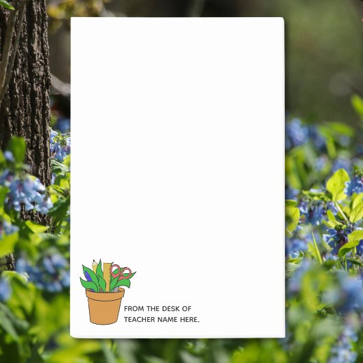 Large Teacher Post-Its with Name Personalization  ポストイット