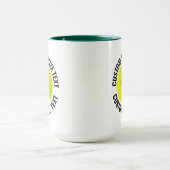 Large Text HUN. GREEN Combo 15oz カスタムピックルボール マグカップ (中央)