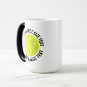 Large Text & Pickleball 15oz カスタム変色マグ モーフィングマグカップ (正面左)