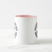 Large Text PINK Combo 11oz サッカーカスタムグッズ マグカップ (中央)