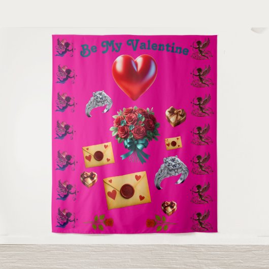 Large Valentine Tapestry タペストリー (正面)