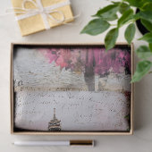 Large Vintage Inspired Girl In Paris 薄葉紙 (ギフト)