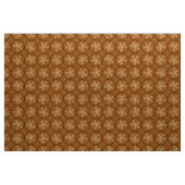 Large Warm Mustard Floral Tile - Natural Linen ファブリック (ヤード)