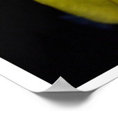 Large Yellow Lilie ポスター (角)