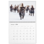 Large Yellowstone Park Calendar カレンダー (1月 2026)