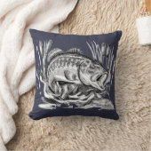 Largemouth Bass クッション (ブランケット)