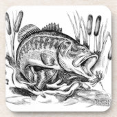 Largemouth bass コースター (正面)