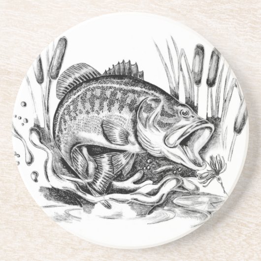 Largemouth Bass コースター (正面)