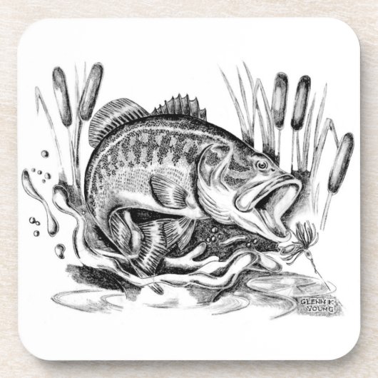 Largemouth Bass コースター (正面)