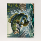 Largemouth Bass ジグソーパズル (縦)