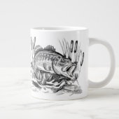 Largemouth Bass ジャンボコーヒーマグカップ (右)