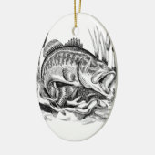 Largemouth bass セラミックオーナメント (左)