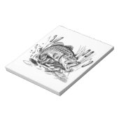 Largemouth Bass ノートパッド (回転)