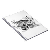 Largemouth Bass ノートブック (右側)